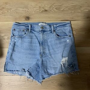 High rise mom shorts